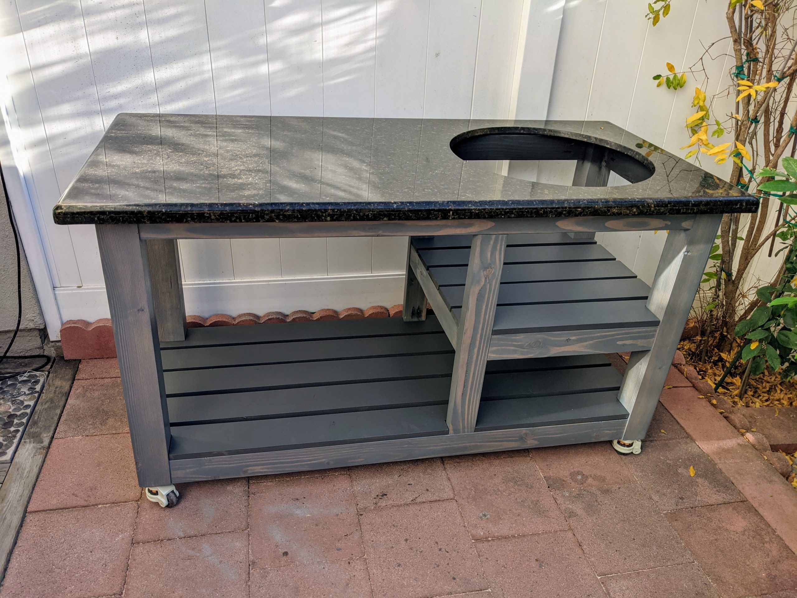 Granite BBQ Table