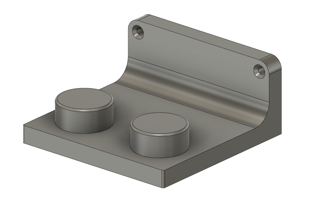 Giant LEGO Minifig Mount render 1